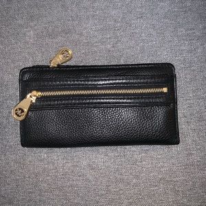 Michael Kors black leather wallet